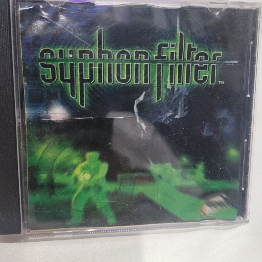 Syphon Filter Video Game Sony Playstation 1 PS1 Vintage Shooter Fighter
